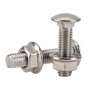 Carriage Bolt and flange nut